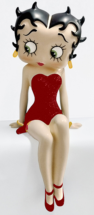Betty Boop Shelf Sitter Red Dress - Click Image to Close